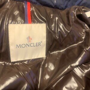 Mens Moncler Maya Jacket Navy Blue